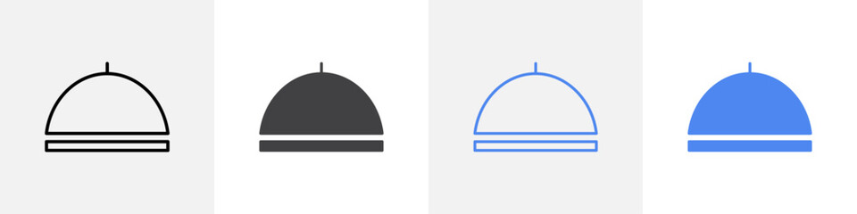 cloche icon vector set use for web