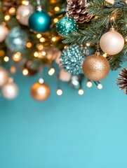 Christmas and New year background