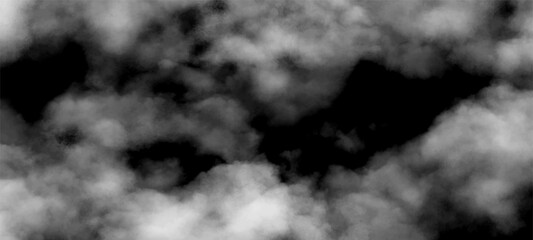 墨のにじみ、雲、空、黒の水彩グラデーション、手書き風、和風の背景、バナー、コピースペース、テンプレート。