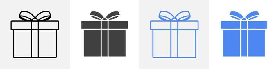 gift icon vector set use for web