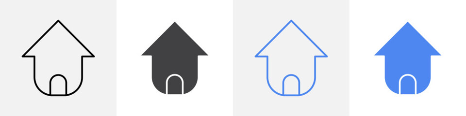 House icon vector set use for web