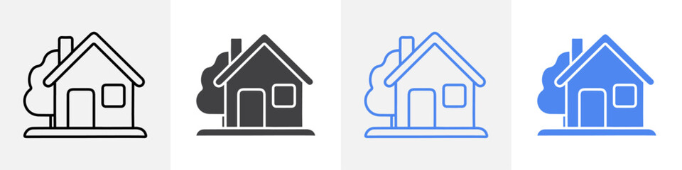 house icon vector set use for web