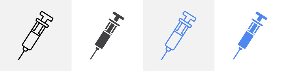 injection icon vector set use for web