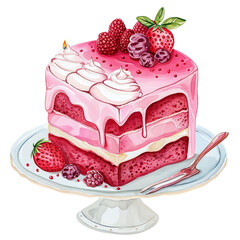 Strawberry Delight Layer Cake
