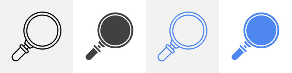 magnify icon vector set use for web