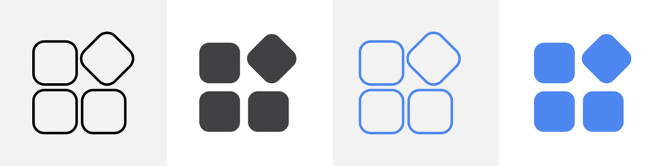 menu icon vector set use for web