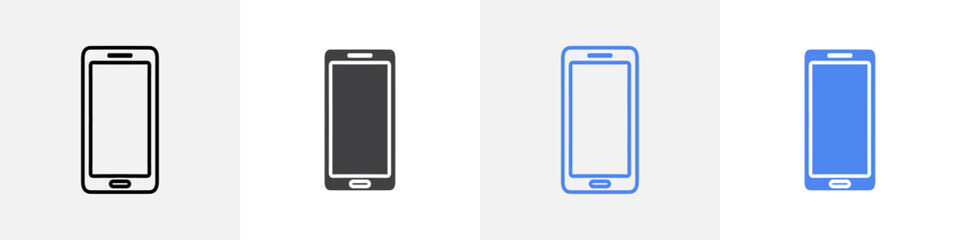 mobile icon vector set use for web