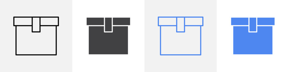 package icon vector set use for web