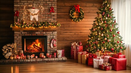 Christmas and New year background