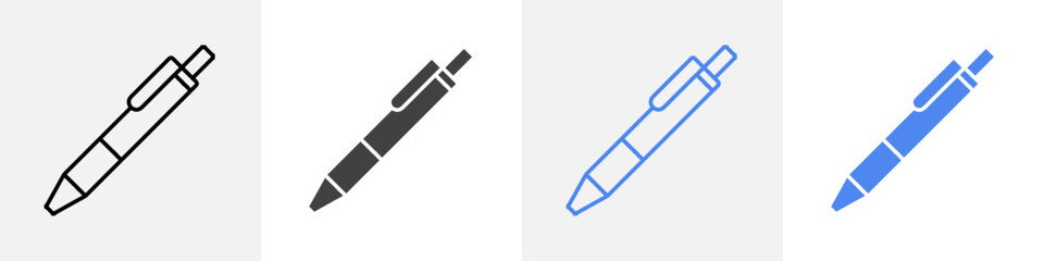 Fototapeta premium pen icon vector set use for web