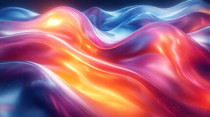 Abstract Colorful Wavy Texture