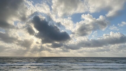 Cloudscape over the sea