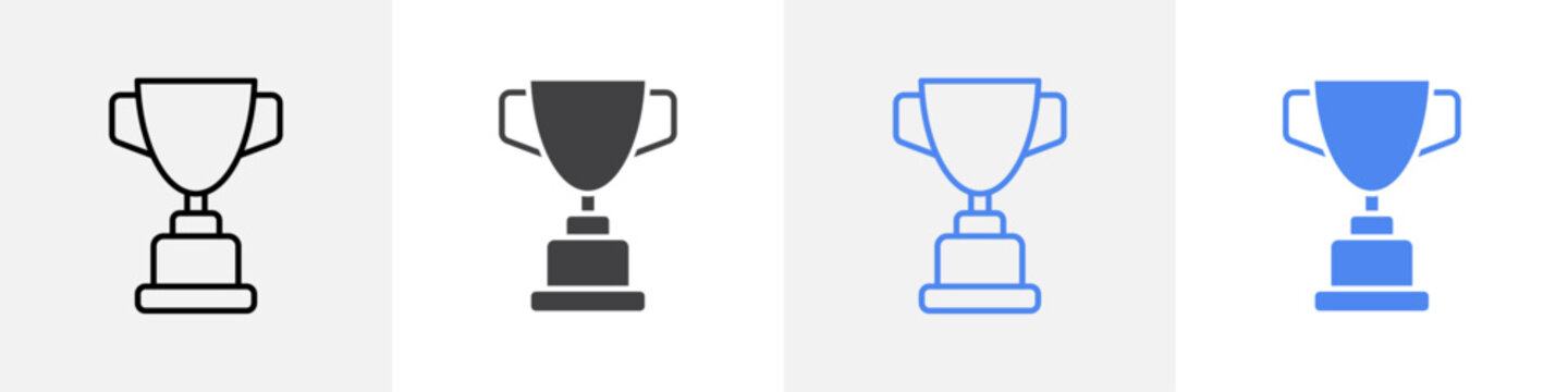 tropy icon vector set use for web