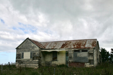 An old abandoned house, Otago, New Zealand 