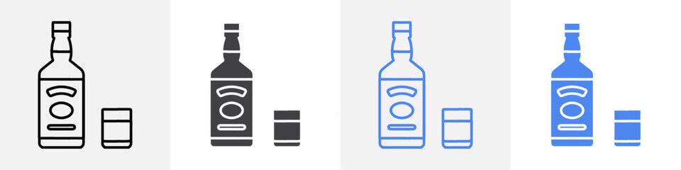 wine icon vector set use for web