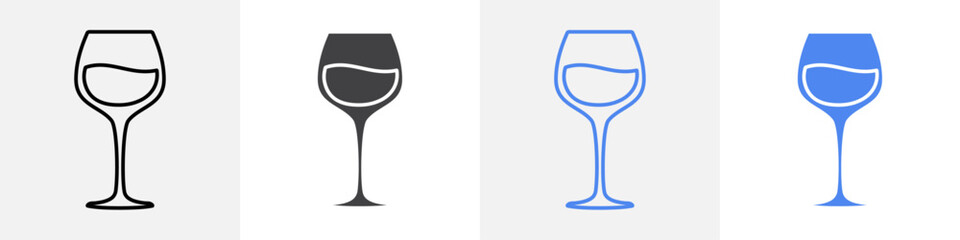 wine icon vector set use for web