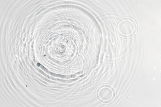 Serene Water Ripple Patterns Viewed from Top - Powered by Adobe