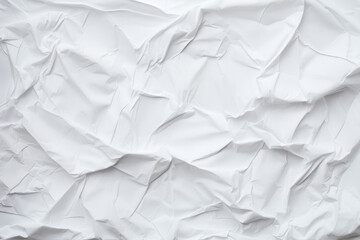 Obraz premium Processed collage of crumpled white paper sheet texture. Background for banner, backdrop or texture