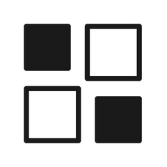 icon button  element basic tool for apps and web. icon line mix menu