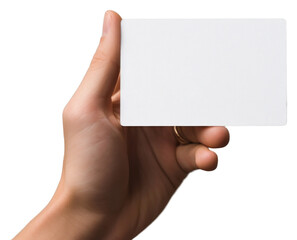 Obraz premium PNG Hand text business card finger.