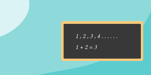 back to school blackboard