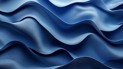 Obraz premium Abstract blue background with waves