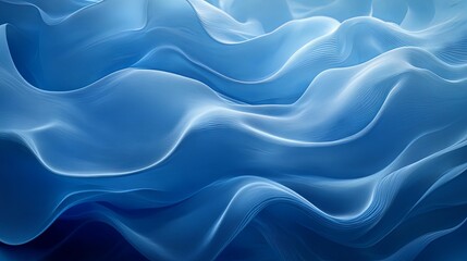 Obraz premium Abstract blue background with waves