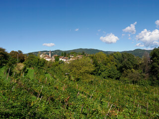 Landscape at Monte di Rovagnate, Brianza, italy