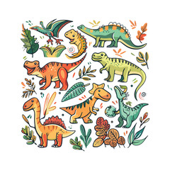 Animal Hand Drawn Doodle Vector Design