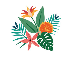 abstract floral design