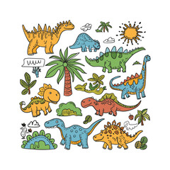 Animal Hand Drawn Doodle Vector Design