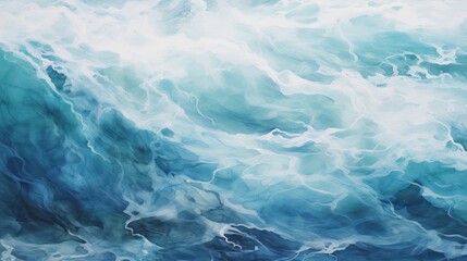 Obraz premium Abstract Ocean Waves