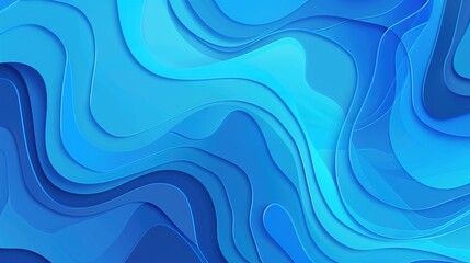 Fototapeta premium Abstract blue background, copy space, poster for your design