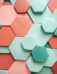 Abstract hexagonal pattern
