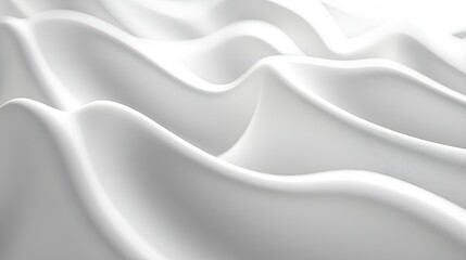 Obraz premium Smooth white texture with soft lighting effects creating a calming abstract backdrop.