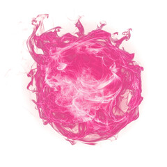 Obraz premium Pink ball fire accessories accessory pattern.