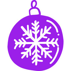 Christmas, New Year Vector Icon element, Isolated white background