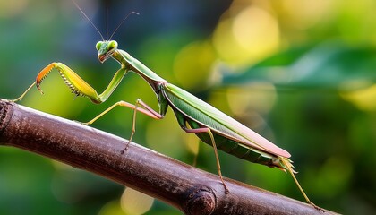 green praying mantis