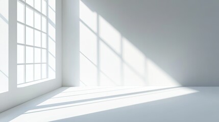 Clean white background with a slight shadow gradient, perfect for modern design concepts.