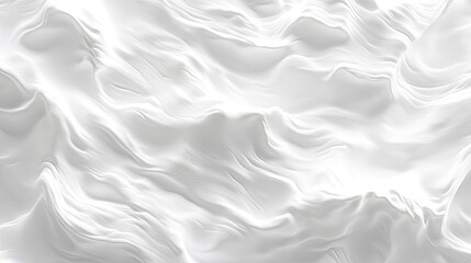 Obraz premium Minimalist white texture with small ripples, creating a soft, abstract visual.