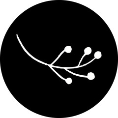 Christmas, New Year Vector Icon element, Isolated white background