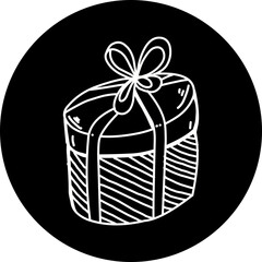 Christmas, New Year Vector Icon element, Isolated white background