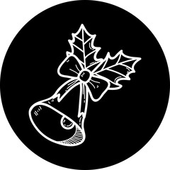 Christmas, New Year Vector Icon element, Isolated white background