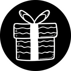 Christmas, New Year Vector Icon element, Isolated white background