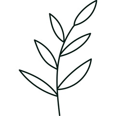 Leaf Line Decoration