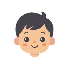 vegetable colorful faces in vector art style