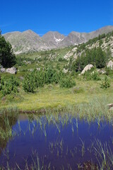 Le Carlit sommet des Pyrénées orientales, montagne des catalans