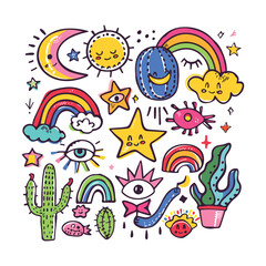 Fototapeta premium Abstract Hand Drawn Doodle Vector Design