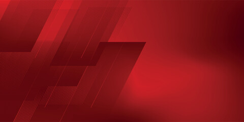 Red abstract background. Dynamic shapes composition.eps10