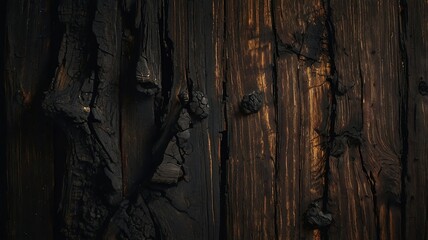 Free Photo luxuriously burnt wall texture on a deep charcoal background sets the scene for a visually captivating design aesthetic.
